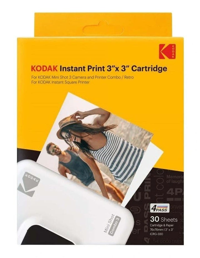 Kodak Instant 3 by 3 inch camera cartridge, 30 sheets