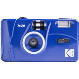 Kodak M38 film camera with flash in Classic Blue
