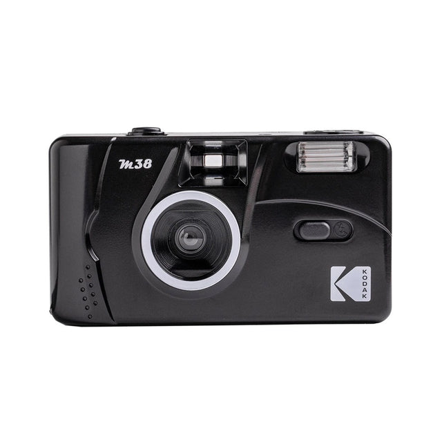 Kodak M38 film camera with flash in Starry Black