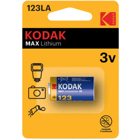 Kodak MAX K123LA 3V lithium battery