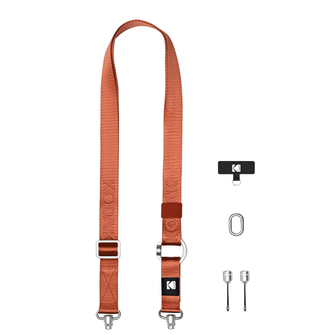 Kodak multi-purpose camera strap in burgundy
