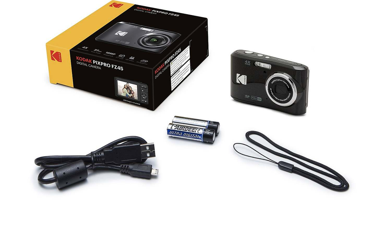 Kodak PIXPRO FZ45 Friendly Zoom Camera - Black - additional product view