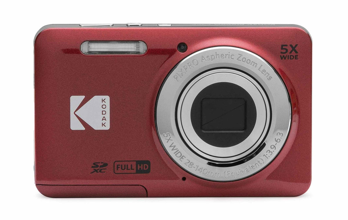 Kodak PIXPRO FZ55 Friendly Zoom camera in red