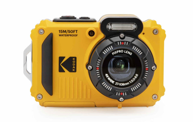 Kodak PIXPRO WPZ2 waterproof camera in yellow