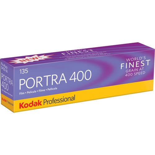 Kodak Portra 400 ISO 35mm colour negative film, 5 pack
