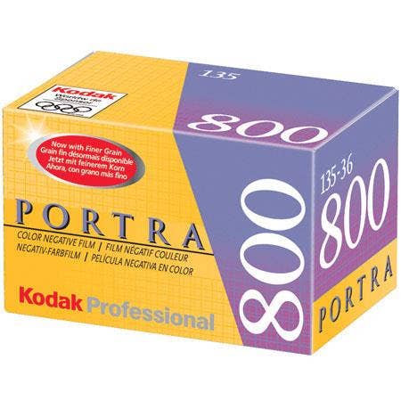 Kodak Portra 800 ISO 35mm colour negative film