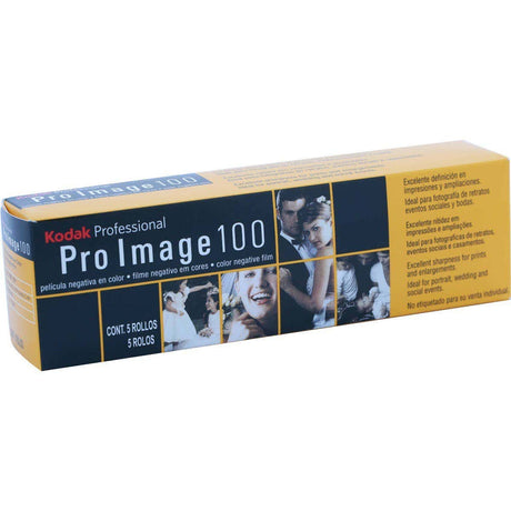 Kodak Pro Image 100 ISO 35mm colour negative film, 5 pack