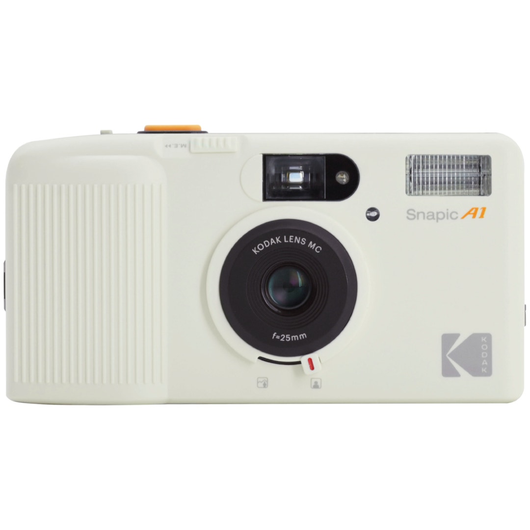 Kodak Snapic A1 35mm film camera, Ivory White