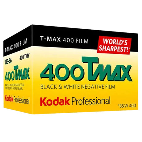 Kodak TMAX 400 ISO 35mm black and white negative film