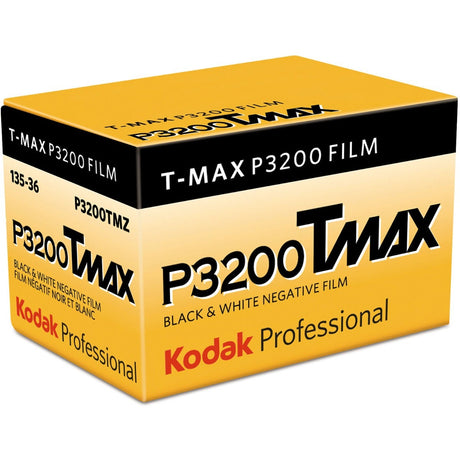 Kodak TMAX TMZ P3200 ISO Professional 35mm black and white negative film, 36 exposure