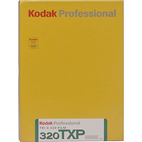 Kodak Tri-X 320 ISO Professional 8 x 10 inch sheet film, 10 sheets