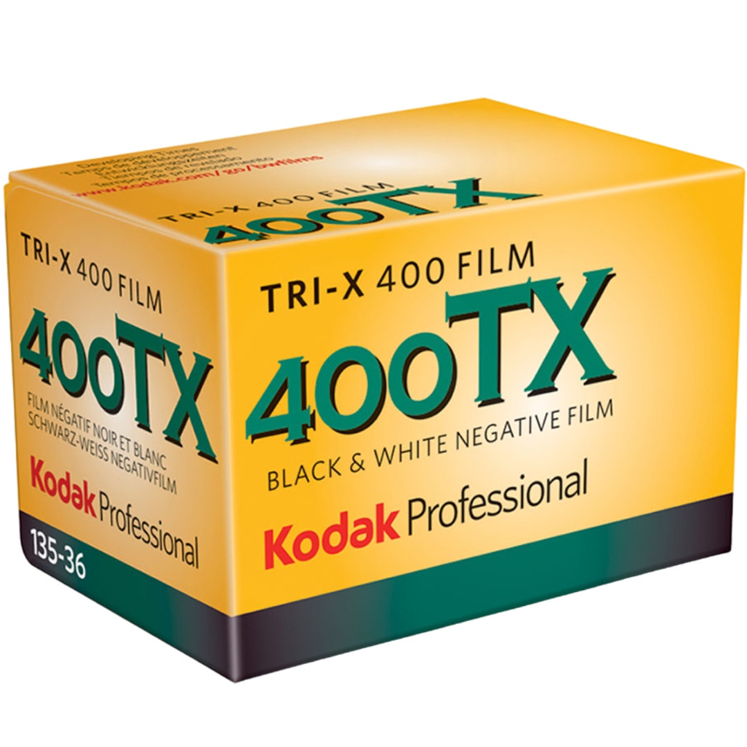 Kodak Tri-X Pan 400 ISO 35mm 36 exposure black and white negative film