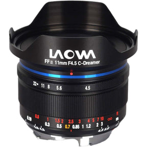 Laowa 11mm f/4.5 FF RL lens, Leica M, black