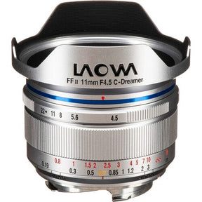 Laowa 11mm f/4.5 FF RL lens, Leica M, silver
