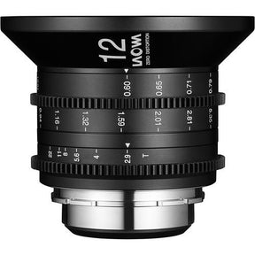 Laowa 12mm T2.9 Zero-D cine lens for PL mount.