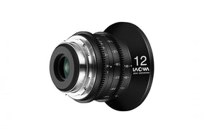 Laowa 12mm T2.9 Zero-D Cine Lens with Canon EF mount, metres version.