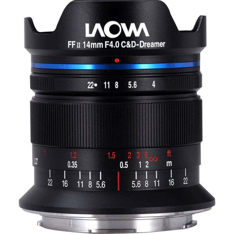 Laowa 14mm f/4 FF RL Zero-D lens, Leica L
