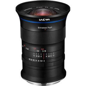 Laowa 17mm f/4 Zero-D lens with Fujifilm GF mount