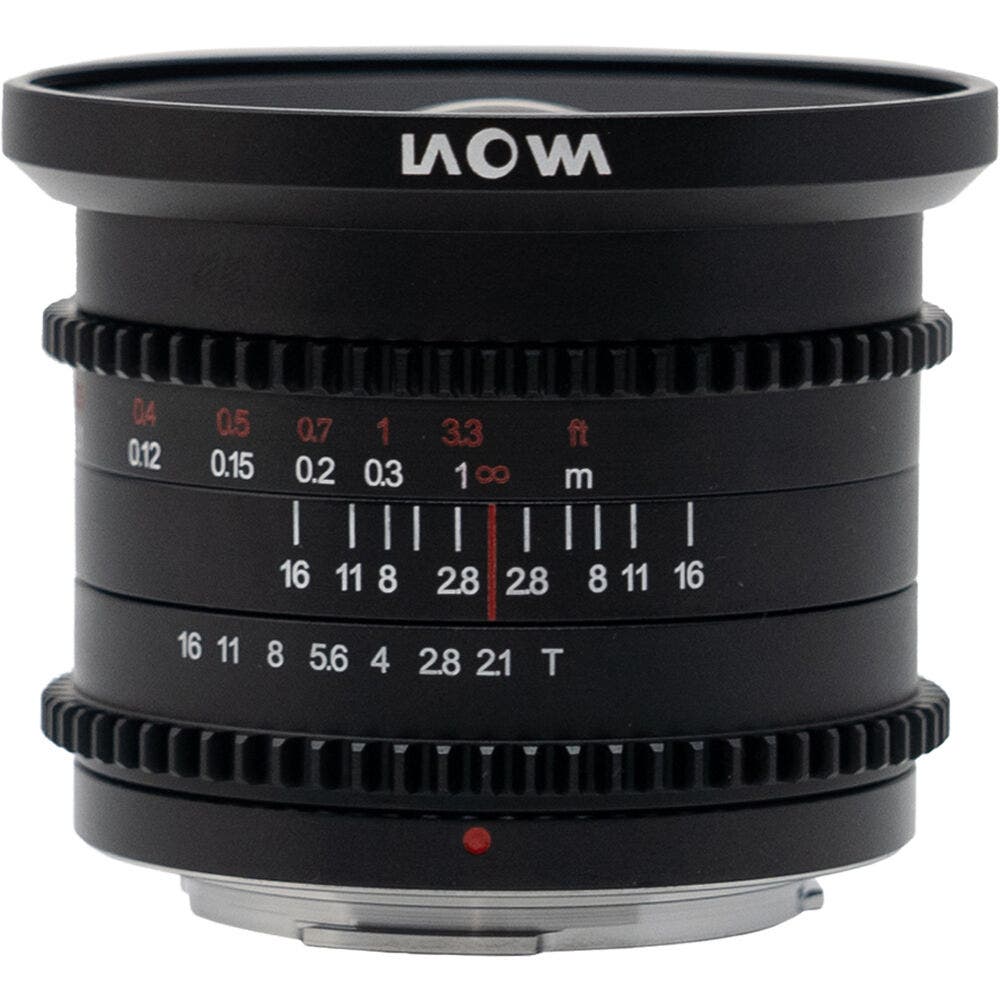 Laowa 6mm T2.1 Zero-D Cine APSC Lens, Micro Four Thirds mount