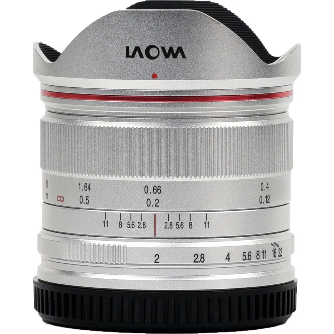Laowa 7.5mm f/2 Lens - MFT Lightweight - Silver - additional product view