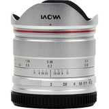Laowa 7.5mm f/2 Lens - MFT Lightweight - Silver - additional product view