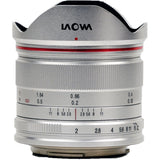 Laowa 7.5mm f/2 Lens - MFT Lightweight - Silver - additional product view