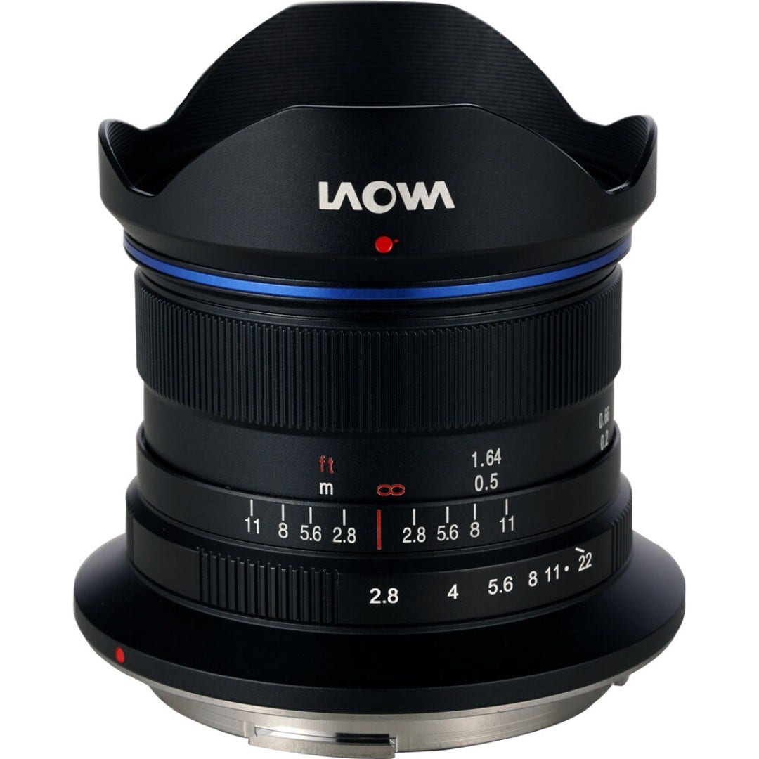 Laowa 9mm f/2.8 ZERO-D fisheye lens for Canon RF mount