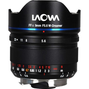 Laowa 9mm f/5.6 FF RL W-Dreamer fisheye lens, Leica-M mount, Black