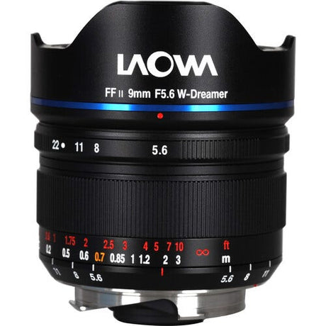 Laowa 9mm f/5.6 FF RL W-Dreamer fisheye lens, Leica-M mount, Black