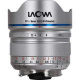 Laowa 9mm f/5.6 FF RL W-Dreamer lens, Leica-M mount, Silver