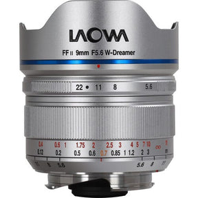 Laowa 9mm f/5.6 FF RL W-Dreamer lens, Leica-M mount, Silver