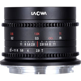 Laowa 9mm T2.9 ZERO-D Cine Lens, Canon RF mount