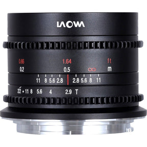 Laowa 9mm T2.9 ZERO-D Cine Lens, Canon RF mount