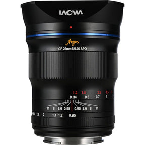 Laowa Argus 25mm f/0.95 CF APO lens for Fujifilm X mount