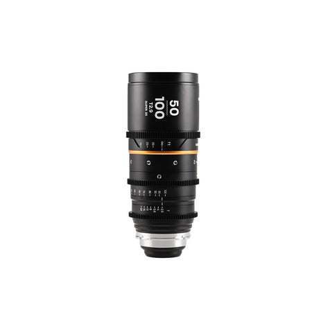 Laowa Nanomorph Zoom 50-100mm T2.9 S35 lens in amber, PL mount