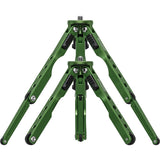 Leofoto MT-03 Mini Table Top 2 Section Tripod with MBH-20 Ball Head – Green - additional product view