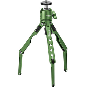 Leofoto MT-03 mini table top tripod with MBH-20 ball head, green