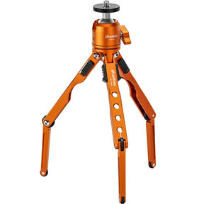Leofoto MT-03 mini table top tripod with MBH-20 ball head, orange