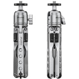 Leofoto MT-03 Mini Table Top 2 Section Tripod with MBH-20 Ball Head – Silver - additional product view