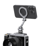 Leofoto PM-03 Magnetic Phone Mount with Cold Shoe Mount – Silver - additional product view