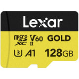 Lexar 128GB Professional GOLD microSDXC UHS-II memory card