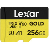 Lexar 256GB Professional GOLD microSDXC UHS-II memory card