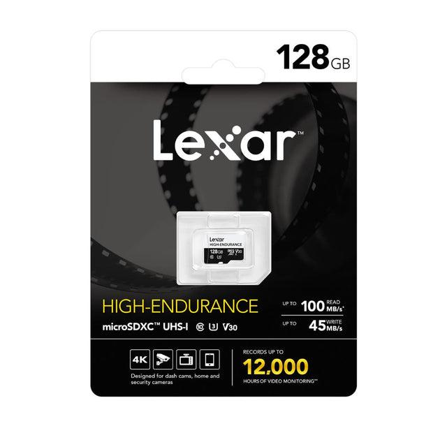 Lexar High Endurance 128GB MicroSDHC/XC memory card