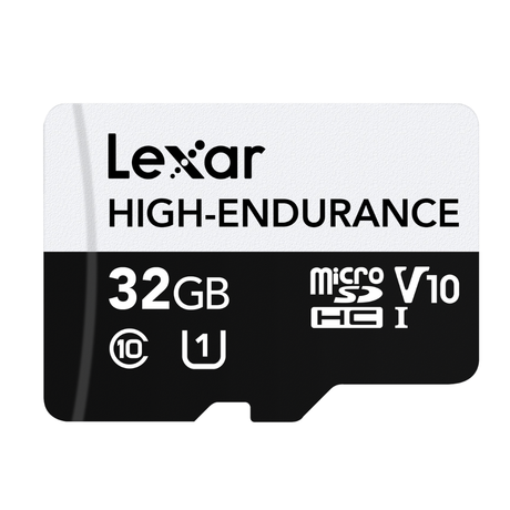 Lexar High Endurance MicroSDHC /XC 32GB Memory Card - additional product view