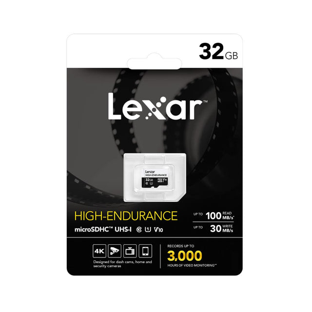 Lexar High Endurance 32GB MicroSDHC/XC memory card