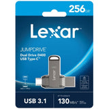 Lexar JumpDrive USB 3.1 Dual Drive D400, 256GB