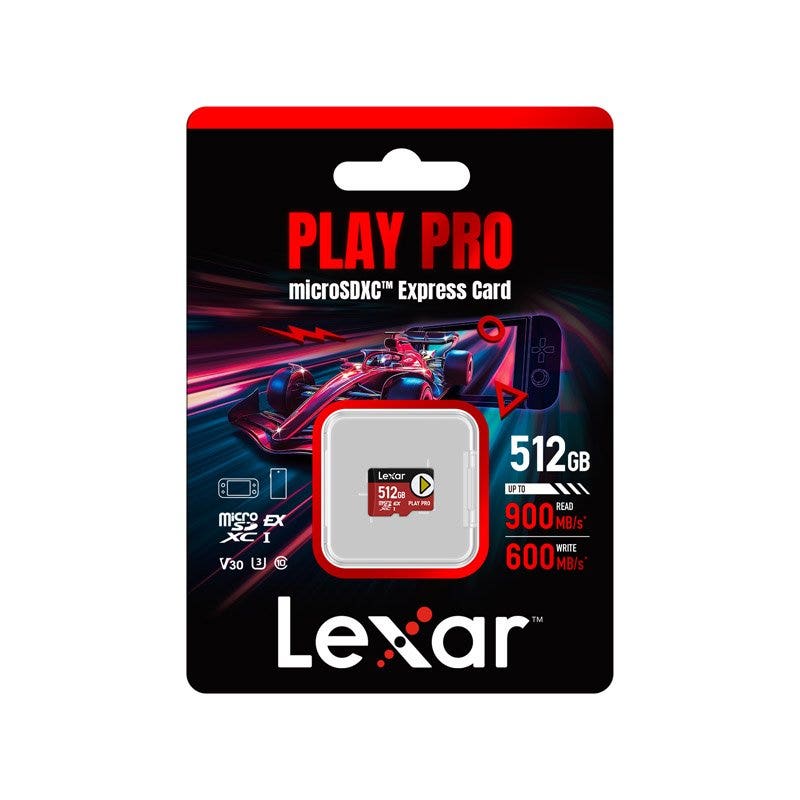 Lexar Play Pro microSDXC Express memory card, 512GB