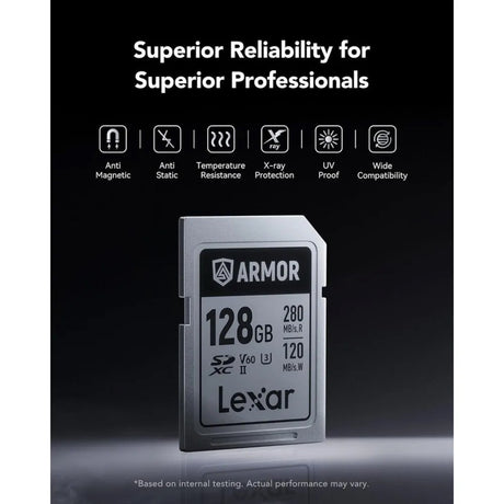 LEXAR PRO ARMOR SILVER SDXC 128GB - additional product view