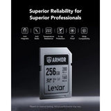 LEXAR PRO ARMOR SILVER SDXC 256GB - additional product view
