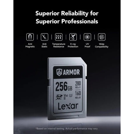 LEXAR PRO ARMOR SILVER SDXC 256GB - additional product view